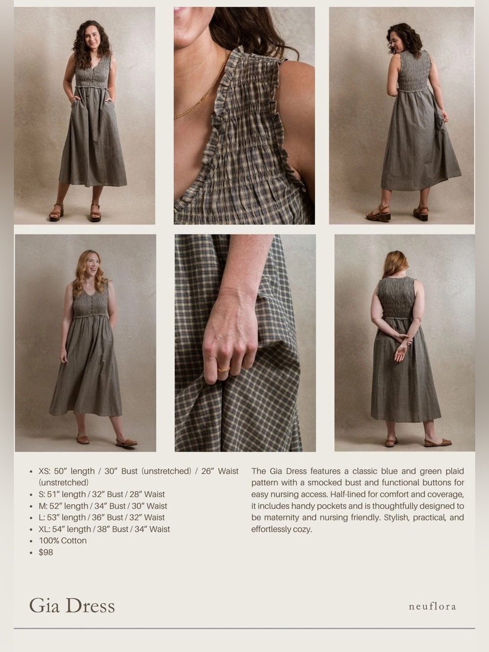 ISO Neuflora Gia Dress - Size XS